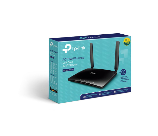 TP-Link MR400 1200Mbps a/b/g/n/ac 3G/4G(LTE) 150Mbps 4xLAN - 407895 - zdjęcie 4